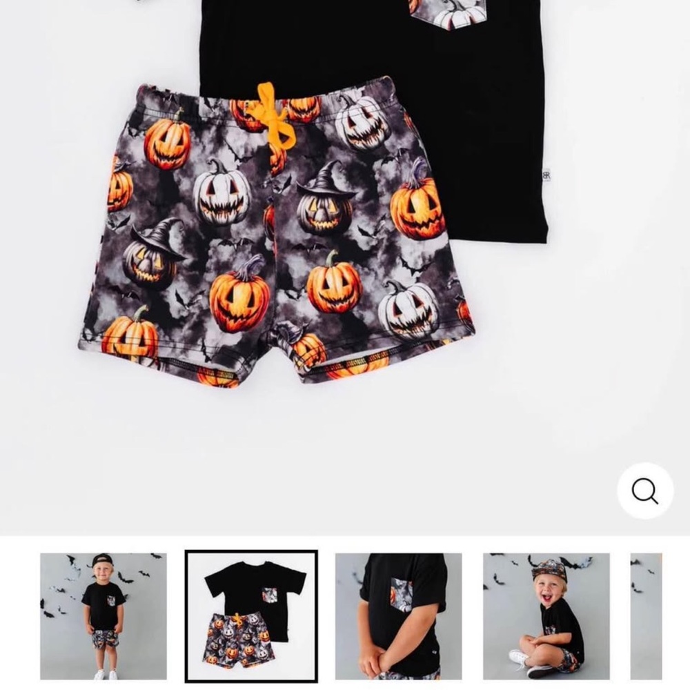 Halloween Pumpkin Kids Outfit